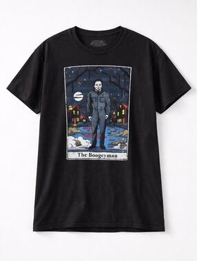 John CarpenterHalloween The Boogeyman Michael Myers Graphic T-Shirt Black L Jr.